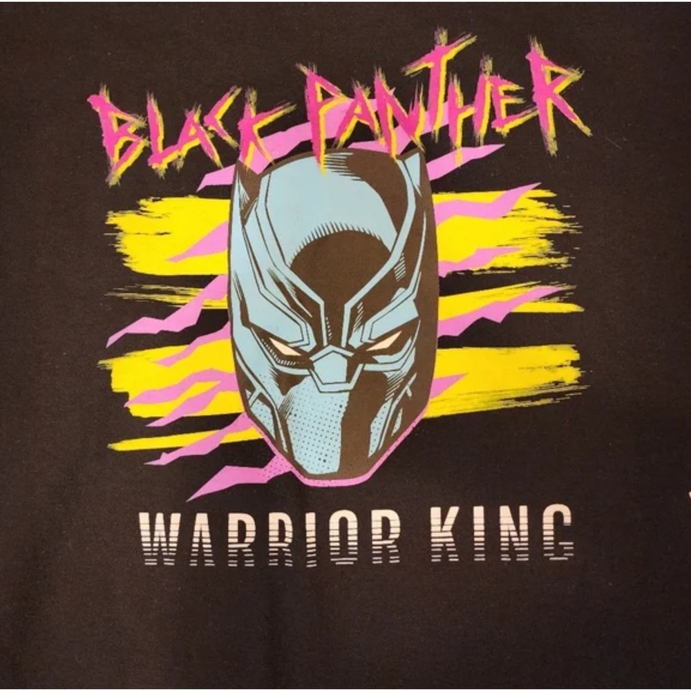 Black Marvel Black Panther Sweatshirt - XXL